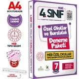 Karakutu Yayınları 4.Sınıf Özel Okullar ve Bursluluk Hazırlık MEB Tıpkı Basım Deneme 6lı Fasikül SETİ