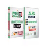 Karakutu Yayınları ALESmatTEKgeoSET4052 2026 Ales Kara Kutu Tek Kitap Matematik Ve Geometri Ösym Çıkmış Soru Bankası 2Li Set Konu Özetli