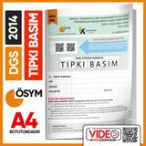 Karakutu Yayınları DGS 2014 ÖSYM Tıpkı Basım Çıkmış Soru Deneme Kitapçığı