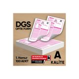 Karakutu Yayınları DGS Deneme Sınavları İçin 100 Adet Optik Form