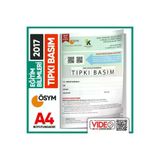 Karakutu Yayınları EGITIMTIPKI2017 2017 Kpss Eğitim Bilimleri Ösym Tıpkı Basım Çıkmış Soru Kitapçığı Dijital Çözümlü Türkiye Geneli