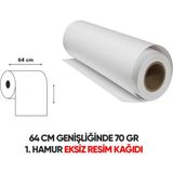 Karakutu Yayınları Garantili Eksiz Resim Kağıdı 70 gr 64 cm 10-12 Metre Uzunluğunda Tek Rulo Paket