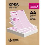 Karakutu Yayınları Kpss Deneme Sınavları için 500 Adet (90.gr) Akademik Optik Form - Optik Okuma Uyumlu