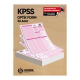 Karakutu Yayınları KPSS Lisans ÖnLisans Ortaöğretim (GY-GK) Deneme Sınavları İçin 30 Adet Optik Form
