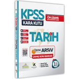 Karakutu Yayınları Kpss Ön Lisans-Ortaöğretim Tarih Kara Kutu 1. Cilt Çıkmış Soru Bankası Konu Özetli Dijital Çözümlü