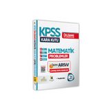 Karakutu Yayınları KPSS Önlisans-Ortaöğretim Matematik Kara Kutu 2.Cilt ÖSYM Çıkmış Soru Bankası Dijital Çözümlü