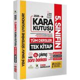 Karakutu Yayınları (Sınıf: 5) 2025 Tüm Dersler Tek Kitap Yeni Sistem Iokbs Bursluluk Tamamı Çözümlü Çıkmış Soru Bankası