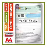 Karakutu Yayınları Yds Almanca 2025/2 Yabancı Dil Sınavı Ösym Tıpkı Basım Çıkmış Soru Deneme Kitapçığı (E-Yds Uygun)