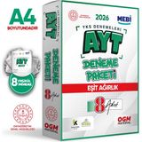 Karakutu Yayınları Yks-Ayt Mebi Online Güncel Eşit Ağırlık (Tm) 8li Seri Deneme Fasikül Paketi (A4 Renkli)