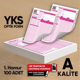 Karakutu Yayınları Yks-Msü Deneme Sınavları için 100 Adet Optik Form