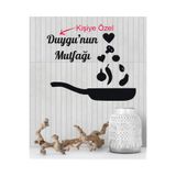 karalar ahşap Kişiye Özel Mutfak Duvar Dekoru 3 mm MDF - İsimli Mutfak Yazısı Ahşap Duvar Süsü Mutfak Dekoru