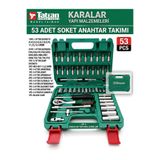 KARALAR YAPI Tatian 53 Parça Lokma Anahtar Takımı Seti - 1/4" Profesyonel Cırcır Kolu ve Bits Uç Seti