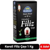 Karali Çay Karali Geleneksel Filiz Siyah Çay 1 kg 6 Paket - 6 kg