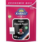 Karali Çay Karali Tiryaki Jumbo Demlik 25 X 40 Gr X 6 Adet