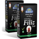 Karalı Geleneksel Filiz Dökme Çay 1 kg x 2 Adet