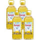 Karam Ayçiçek Yağı 4 x 5 Lt Setli Ürün Türkiye Menşeli Süzme Ağırlık 4,8 kg
