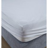 Karamanlı Home 2'li Ekonomik Alez Set % 100 Sıvı Geçirmez Lastikli Alez Nefes Alır Terletmez Ses Yapmaz Yıkanabilir Yatağı Saran Yenil Nesil Nonwoven Teknolojisi - Beyaz - 160 x 200 cm