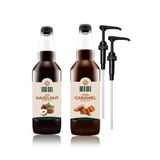 Karamel & Fındık Aromalı Kahve & Meyve Şurubu 2 x 700 ml.