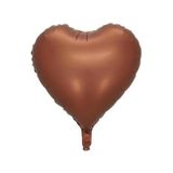 Karamel Kalp Folyo Balon 18 İnç - 45 Cm