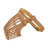 Karamel Plastik Köpek Ağızlığı 13 cm-37 cm Bej XLarge