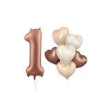Karamel Renk Yaş Balon Set, 1