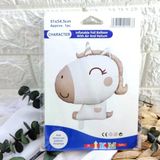 Karamel Retro Renk Unicorn Folyo Balon