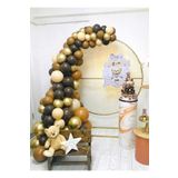 Karamel-Ten-Çikolata Kahve-Gold Renk Balon Zinciri 100 Adet+5 mt balon zinciri