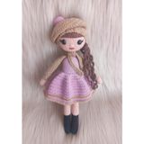 Karamelize Güz Bebek Amigurumi Organik Oyuncak