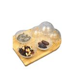 Karan 6'lı Cam Kase Takımı Çerezlik Kasesi -Kahvaltılık-Sosluk 10 Cm 180 ml