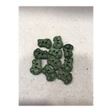 karan tuhafiye Ahşap Bebek Düğmesi 6 Adet, Yeşil, 1,5 cm, Unisex, kd00908
