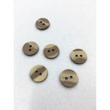 Karan Tuhafiye Ahşap Görünümlü Melanjlı Düğme 6 Adet - Melanj 1