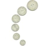 Karan Tuhafiye Ahşap Görünümlü Plastik Düğme / 6 Lı Set Açık GRI/02741 / - 18 mm