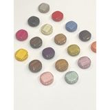 Karan Tuhafiye Bluz Düğmesi/ Simli Bluz Düğmesi / 1,2 cm / 10 Adet / 2881 / - Mor