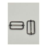 karan tuhafiye Çanta Sürgüsü/Ayar Tokası / 2 Li Set / 3 Cm Antrasit
