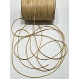 Karan Tuhafiye Deri İp / Bileklik İpi / Takı Tasarım İpi / 5 Metre / 1,5 mm / - Krem