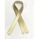 Karan Tuhafiye Dikmeli Spor Sap / Çanta Sapı / Deri Dikmeli Sap 70 cm - Altın