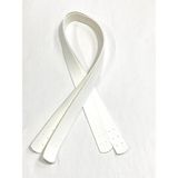 Karan Tuhafiye Dikmeli Spor Sap / Çanta Sapı / Deri Dikmeli Sap 70 cm - Beyaz