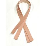 Karan Tuhafiye Dikmeli Spor Sap / Çanta Sapı / Deri Dikmeli Sap 70 cm - Pudra