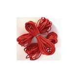 Karan Tuhafiye Floş Ip / Sıçan Kuyruğu / Bileklik Ipi / Abiye Sırt Bağlama Ipi / 2 mm 5 Metre - Kırmızı