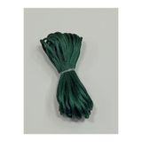 Karan Tuhafiye Floş Ip / Sıçan Kuyruğu / Bileklik Ipi / Abiye Sırt Bağlama Ipi / 2 mm 5 Metre - Zümrüt