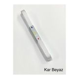 karan tuhafiye Grogren Kurdele 10 mm (1 cm) / 10 Metre, Kar Beyaz
