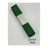 karan tuhafiye Grogren Kurdele 30 mm (3 cm) / 10 Metre, Zümrüt yeşili
