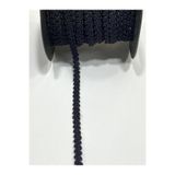 karan tuhafiye İnce Su Taşı/Seccade Kenar Şeridi / 5 Metre / 7 mm /, SIYAH