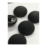 karan tuhafiye Italyan Mat Inci Bombeli Trençkot Kaban Mont Düğme 6 Lı Set Siyah 3 Cm (KOD:3598)