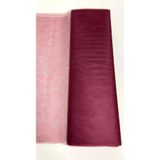 karan tuhafiye Kristal Tül/Kristal Parlak Tül / 100 x 300 cm, Bordo
