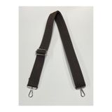 karan tuhafiye Postacı Çanta Sapı/Palaska Çanta Sapı/Sert Kolon Çanta Sapı / 4 Cm, Kahverengi
