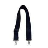 karan tuhafiye Postacı Çanta Sapı/Palaska Çanta Sapı/Sert Kolon Çanta Sapı / 4 Cm, Laciver&Siyah