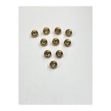 karan tuhafiye Taşlı Bluz Düğmesi/Metal Bluz Düğmesi Gold / 10 Adet /2887/ Model 4