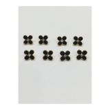 karan tuhafiye Taşlı Düğme/bluz Düğmesi 8 Li Set/Metal Taşlı Bluz Düğmesi