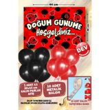 karanca parti süs Uğur Böceği Temalı 1 Yaş Doğum Günü Parti Süsleme Seti Konsepti Afiş ve Balon
